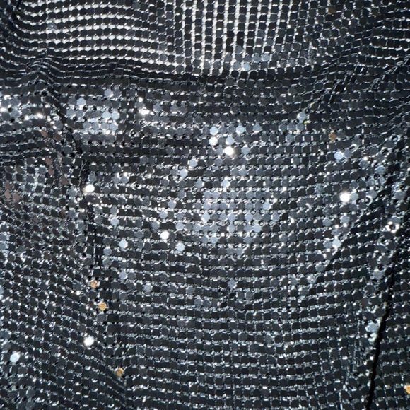 FINESSE Sequins black mini Dress - Picture 9 of 11